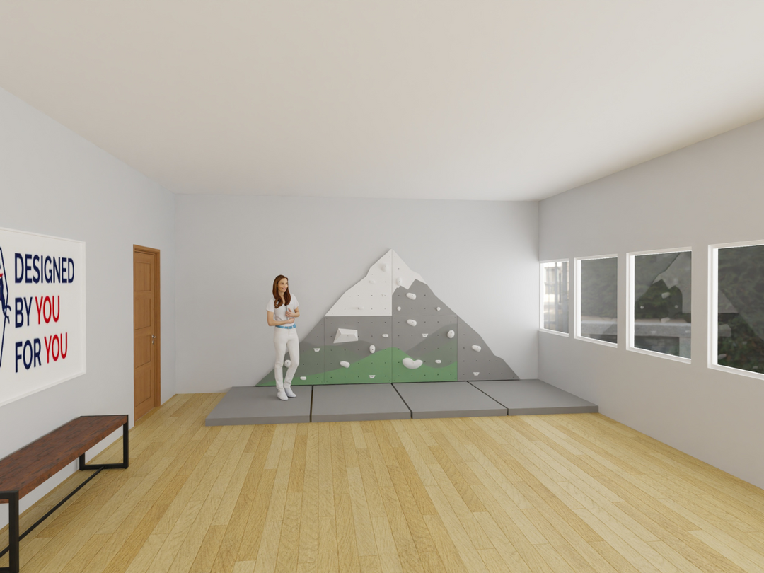 Summit Peak Wall Mounted Climbing Wall